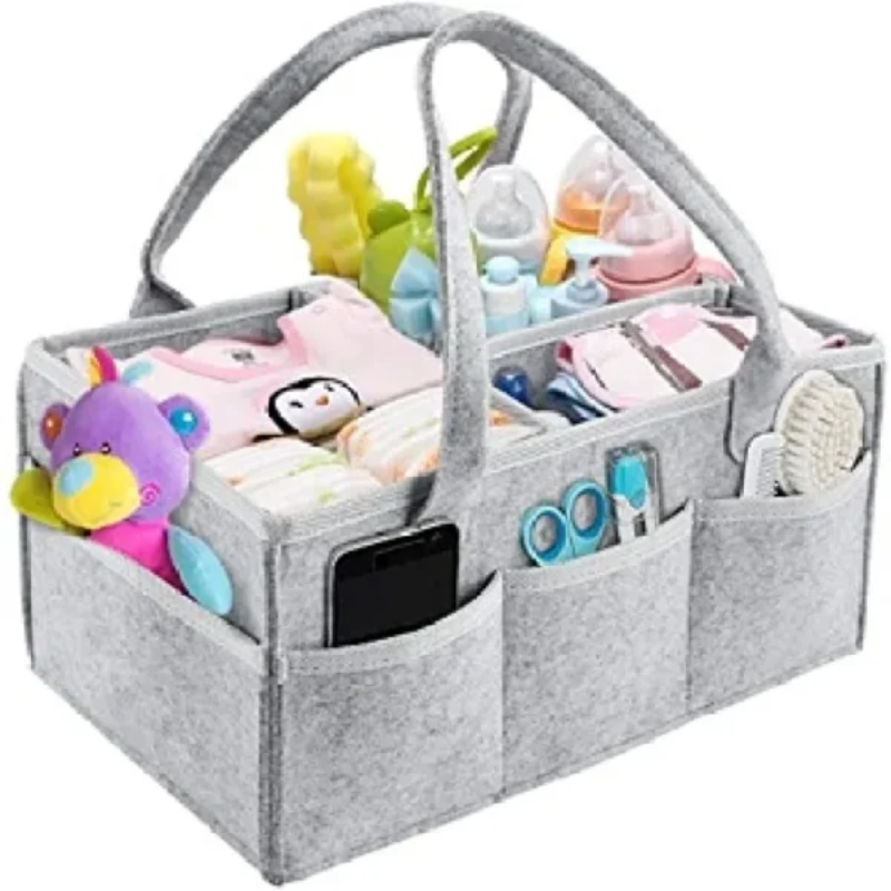 Foldable Baby Diaper Caddy Organizer Large Image