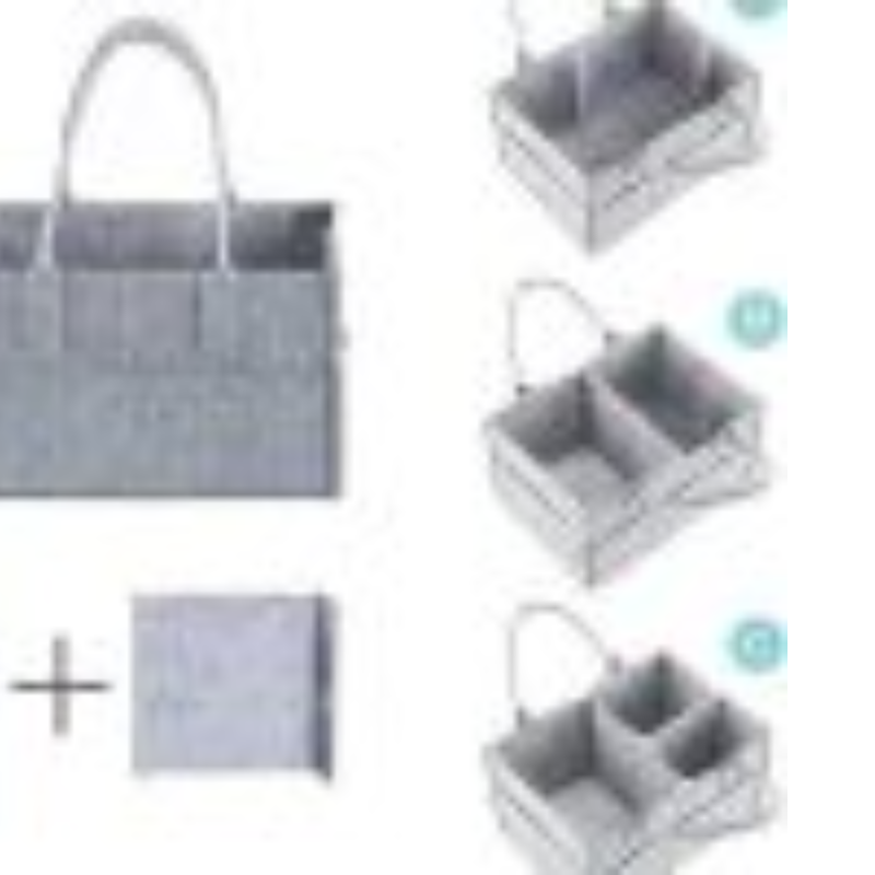 Foldable Baby Diaper Caddy Organizer - Thumbnail (Preview) 3