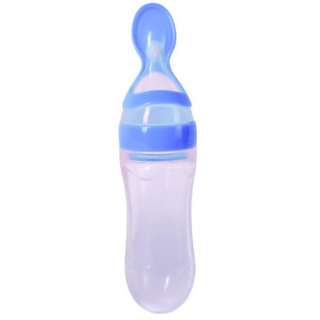 Silicone Baby Spoon Feeder Bottle Feeding (random Color) - Thumbnail 4