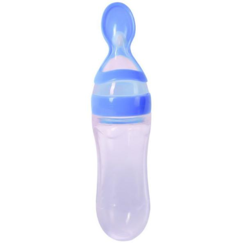 Silicone Baby Spoon Feeder Bottle Feeding (random Color) - Thumbnail (Preview) 4