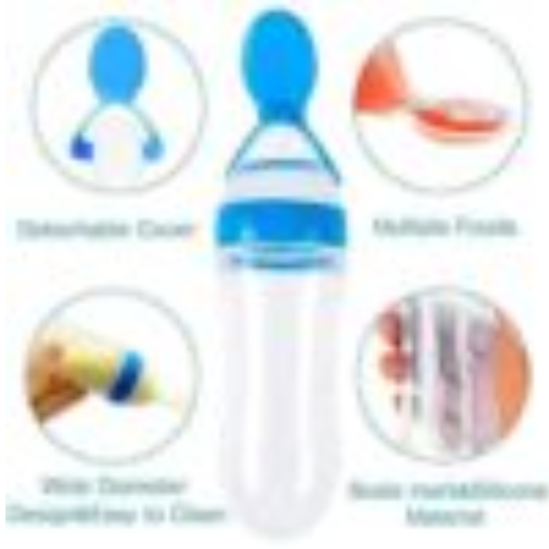 Silicone Baby Spoon Feeder Bottle Feeding (random Color) - Thumbnail (Preview) 2