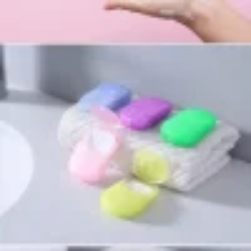 Soap Paper Washing Hand Bath (random Color)