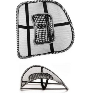 Back Rest With Lumbar Support Mesh Cushion - Thumbnail 3