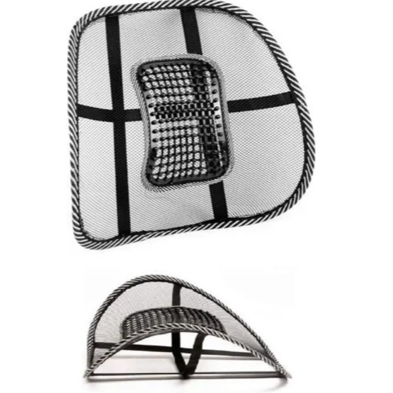 Back Rest With Lumbar Support Mesh Cushion - Thumbnail (Preview) 3