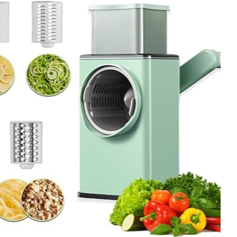 Vegetable Cutter Multifunctional Manual Rotary - Thumbnail (Preview) 2