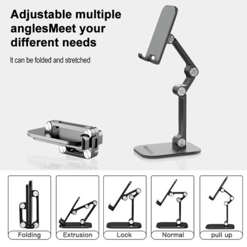 Foldable Adjustable Desktop Table Mobile Phone - Thumbnail (Preview) 5