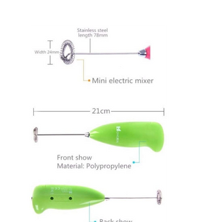 Electric Egg Beater Milk Drink Coffee - Thumbnail 4