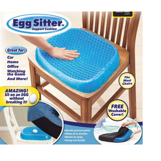 Non Slip Egg Sitter Gel Seat Cushion Soft Sitting Support Pad