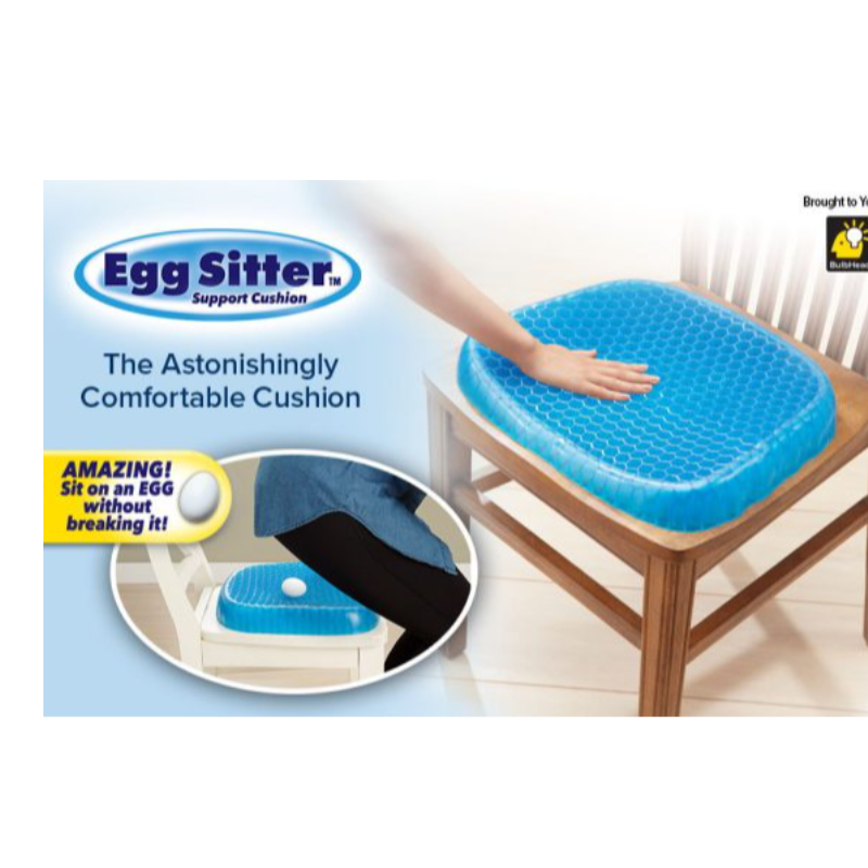 Non Slip Egg Sitter Gel Seat Cushion Soft Sitting Support Pad - Thumbnail (Preview) 3