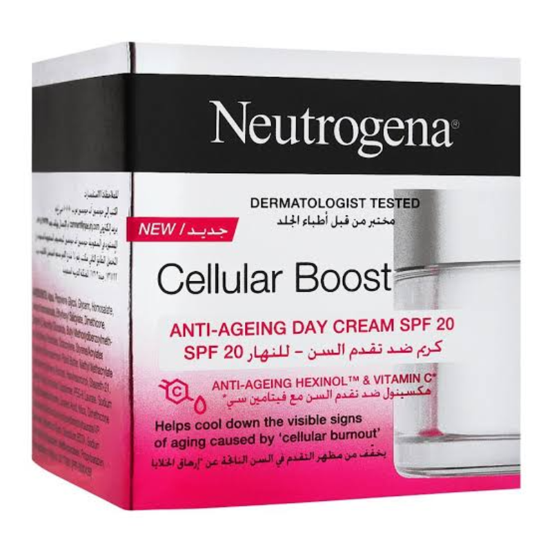 Neutrogena Cellular Boost Anti-ageing Day Cream Spf-20 (50ml) Large Image