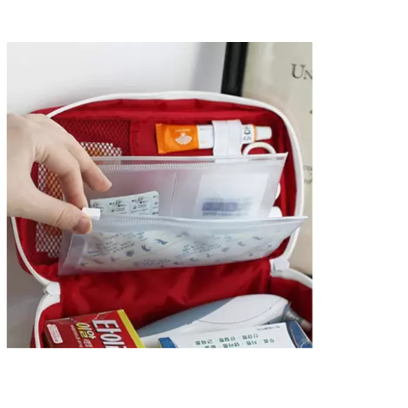Medical First Aid Kit Pouch - Emergency Medicine Storage Large Image