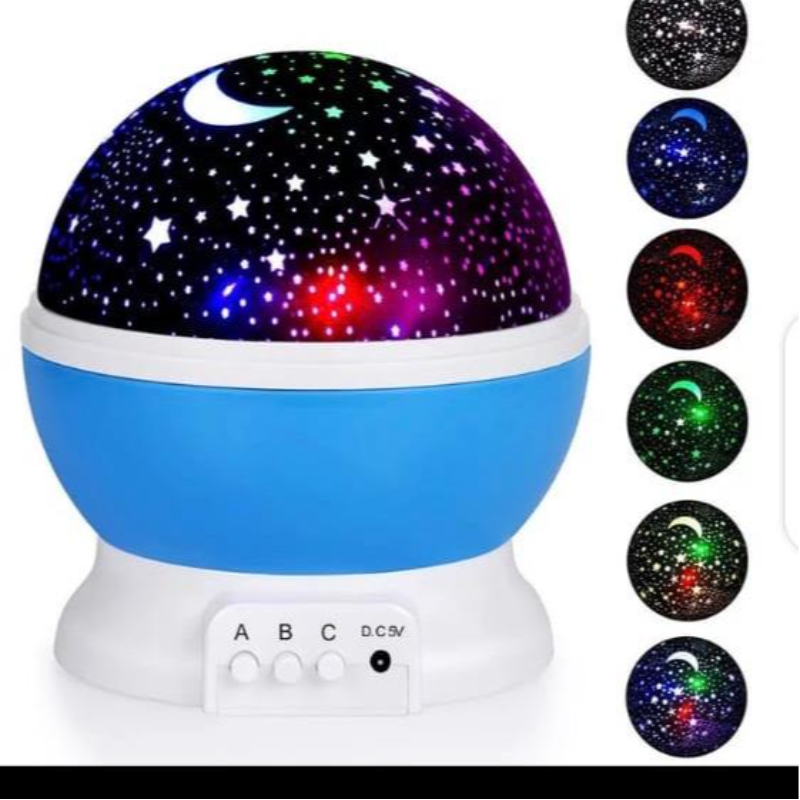 Novelty Led Rotating Star Projector Lighting Moon