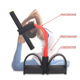 Foot Pedal Resistance Band Elastic Sit-up - Thumbnail 4