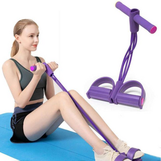 Foot Pedal Resistance Band Elastic Sit-up