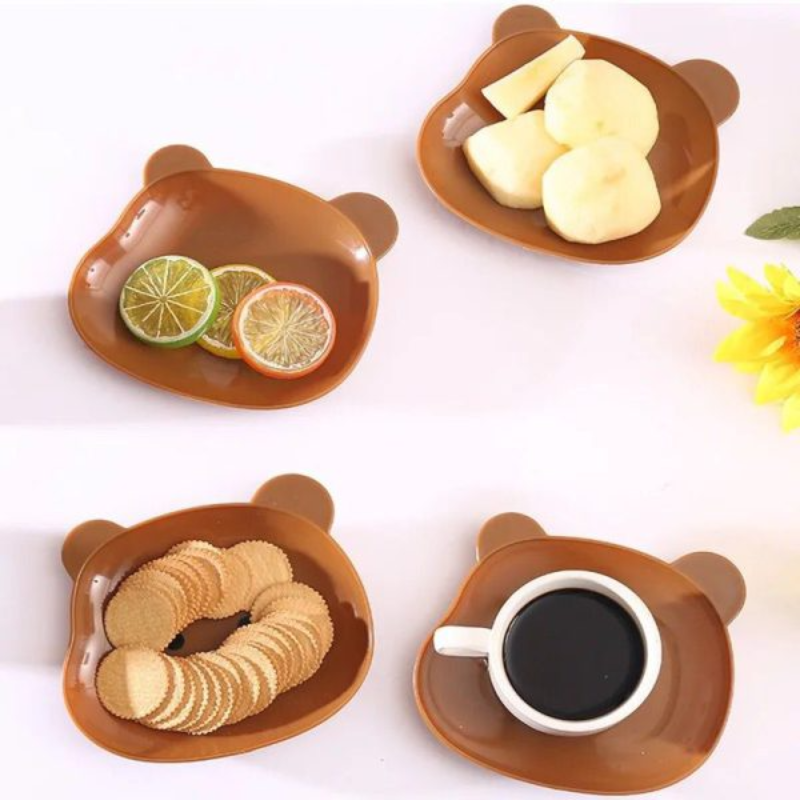 Cartoon Shape Bear Spit Bone Dish Creative - Thumbnail (Preview) 2