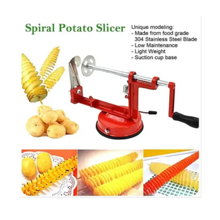 Potato Chips Maker, Manual Spiral Potato Chips Twister - Thumbnail 3