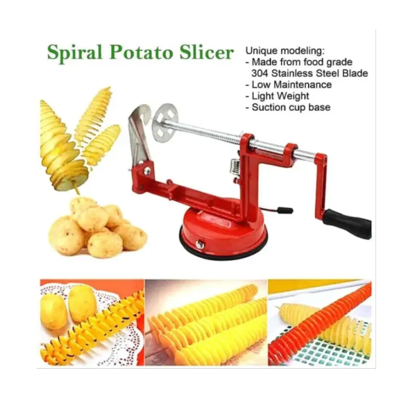 Potato Chips Maker, Manual Spiral Potato Chips Twister - Thumbnail (Preview) 3