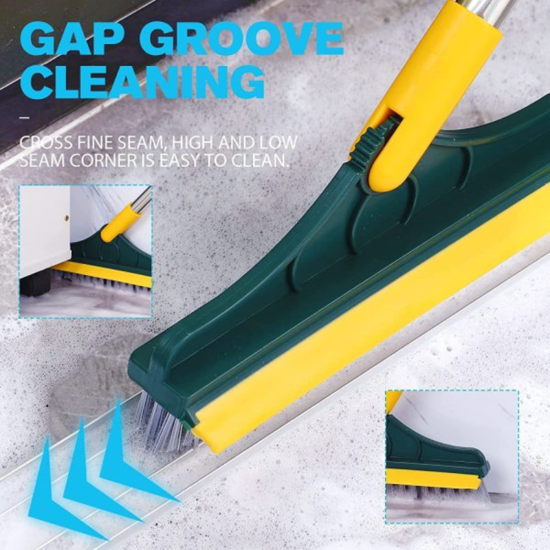 2 In 1 Floor Cleaning Brush Bathroom Tile Windows Floor Cleaning Brush With 120° - Thumbnail (Preview) 2