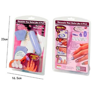 Salon Express Nail Art Stamping Kit - Thumbnail 2