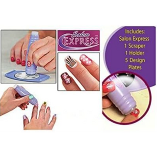 Salon Express Nail Art Stamping Kit - Thumbnail 4