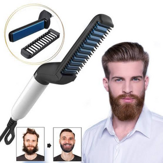Multifunctional Hair Comb Brush Beard Hair Straighten Image