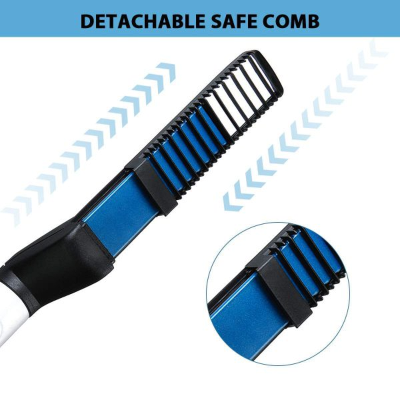 Multifunctional Hair Comb Brush Beard Hair Straighten - Thumbnail (Preview) 3