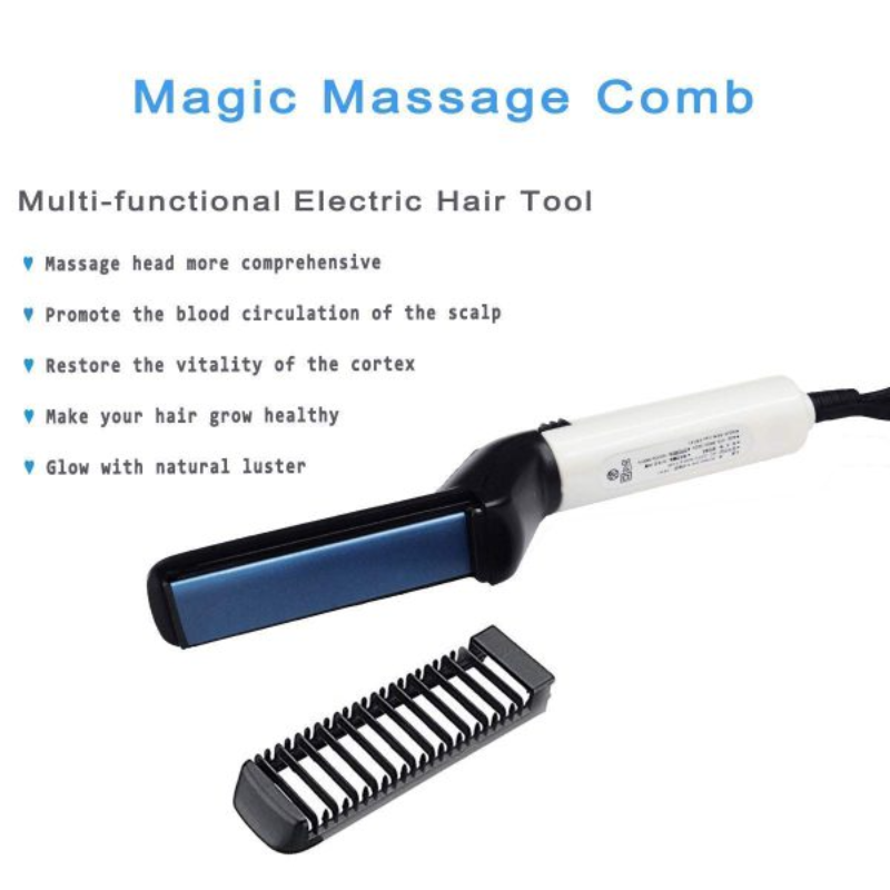 Multifunctional Hair Comb Brush Beard Hair Straighten - Thumbnail (Preview) 6