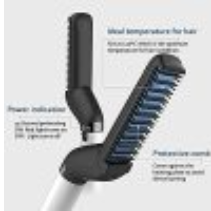 Multifunctional Hair Comb Brush Beard Hair Straighten - Thumbnail (Preview) 5