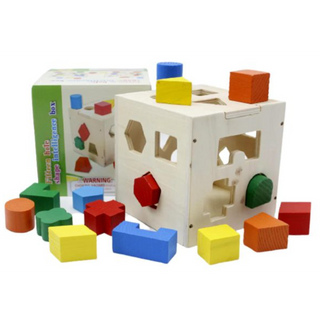 Wooden Hole Shape Intelligence Box Big Shape - Thumbnail 2