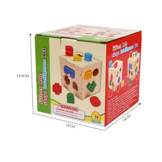 Wooden Hole Shape Intelligence Box Big Shape - Thumbnail 3