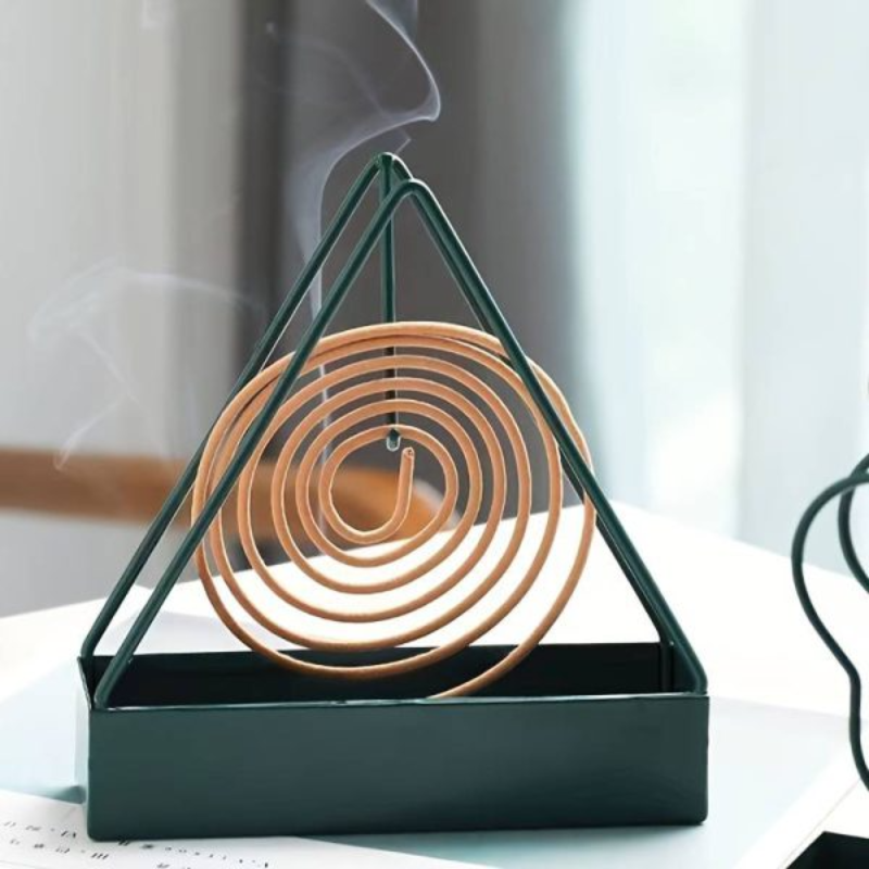 1pc Simple Triangle-shaped Iron Mosquito Coil Holder Large Image