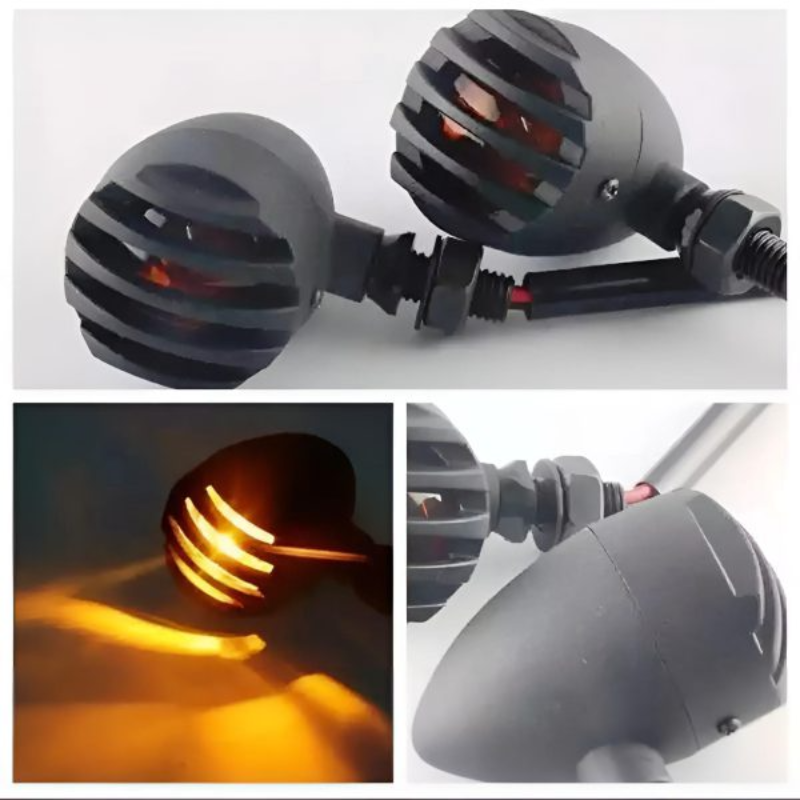 4 Grill Indicators Yellow Led For Bikes - Thumbnail (Preview) 4