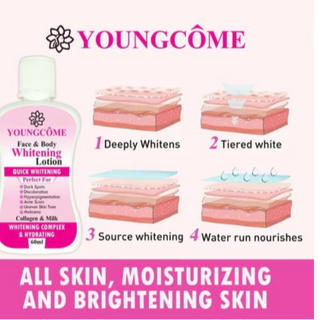 Youngcome Face Body Whitening Lotion 60ml - Thumbnail 2