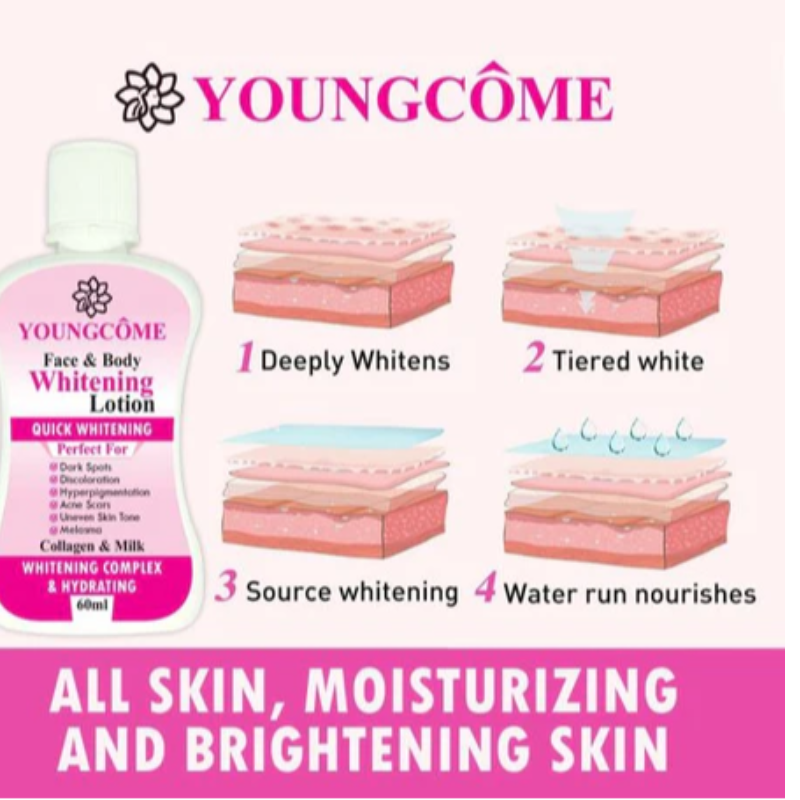 Youngcome Face Body Whitening Lotion 60ml - Thumbnail (Preview) 2