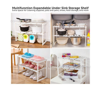 2-tier Expandable Under Sink Organization Shelf