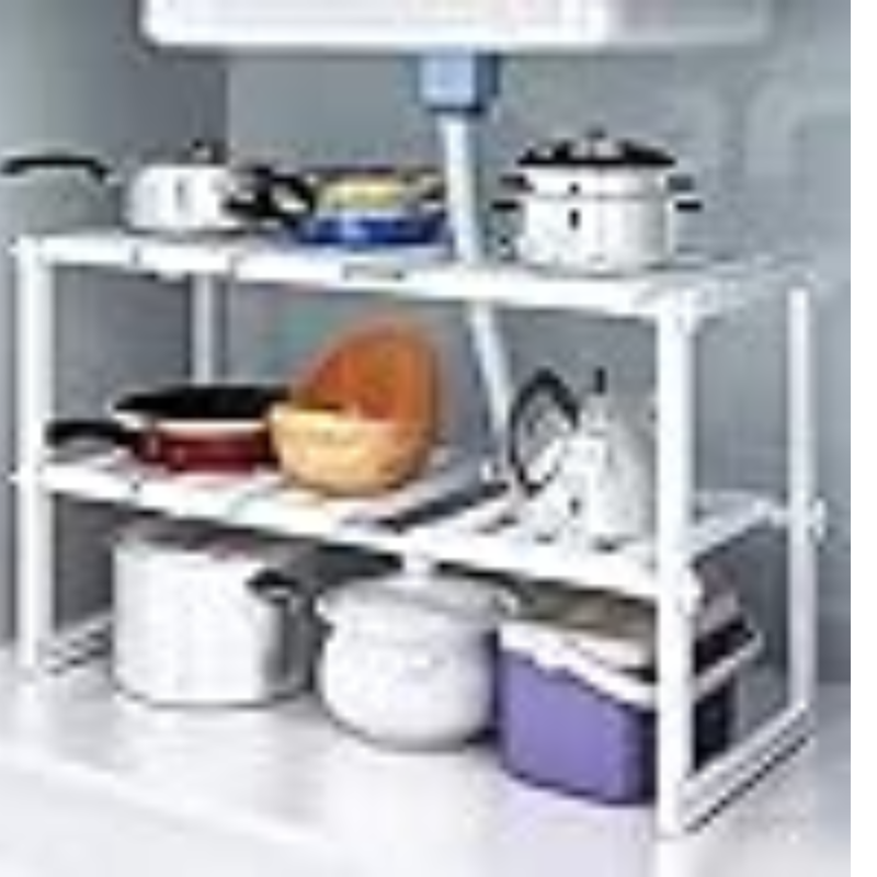 2-tier Expandable Under Sink Organization Shelf - Thumbnail (Preview) 2