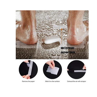 5pcs Anti-slip Strips Safety Shower Treads Stickers  - Thumbnail 4