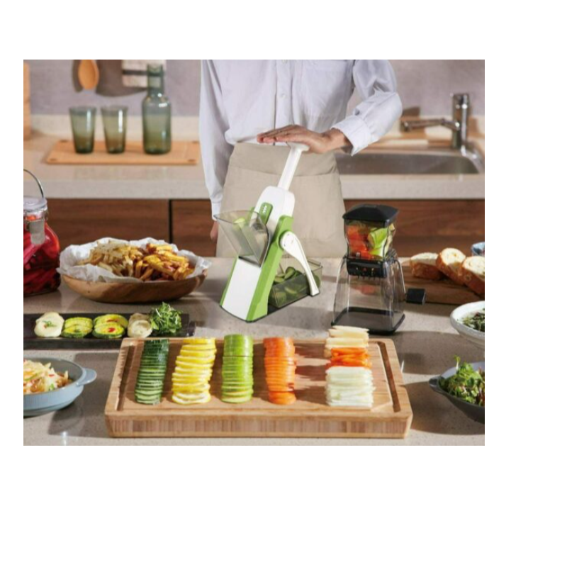 4 In 1 Vegetable Cutter Chopper Adjustable Multi-function  - Thumbnail (Preview) 2