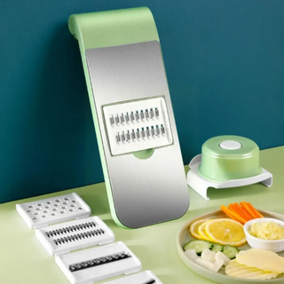 Stainless Steel Multifunctional Vegetable Cutter Grater - Thumbnail 3