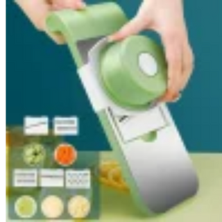 Stainless Steel Multifunctional Vegetable Cutter Grater - Thumbnail 4