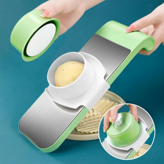 Stainless Steel Multifunctional Vegetable Cutter Grater - Thumbnail 2