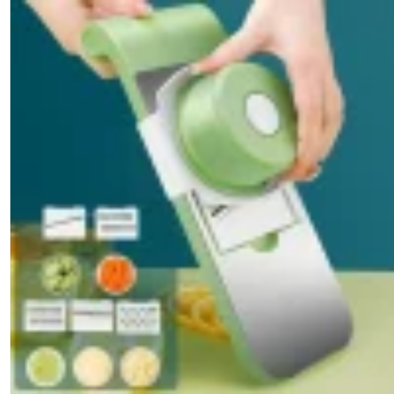 Stainless Steel Multifunctional Vegetable Cutter Grater - Thumbnail (Preview) 4