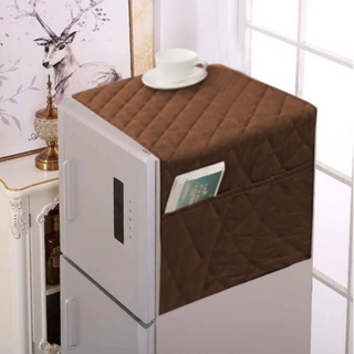 Quilted Printed/plain Fridge Cover
