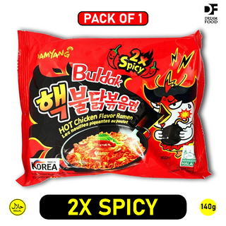 Samyang 2X Spicy Ramen Noodles (140g Pack of 1)