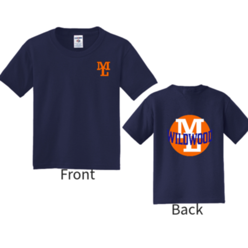 Kids Standard Short Sleeve Tee (Navy)