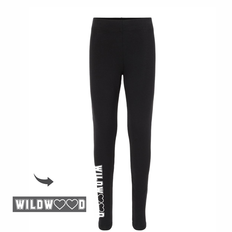 Girls' Power Leggings (Black)