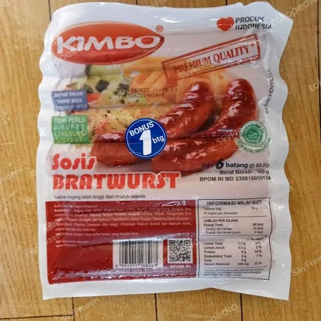 KIMBO SOSIS SAPI ORI 500gr 6s