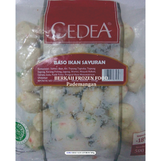 CEDEA BASO IKAN SAYURAN 500gr 24s