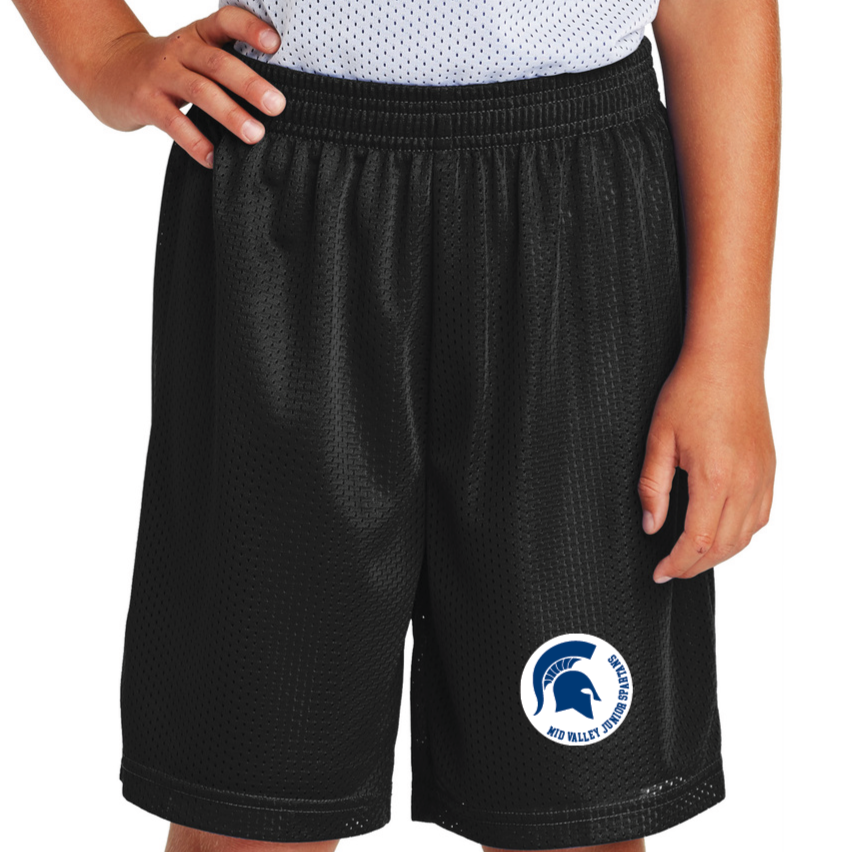 YST510 YOUTH Jersey Shorts - Black Main Image