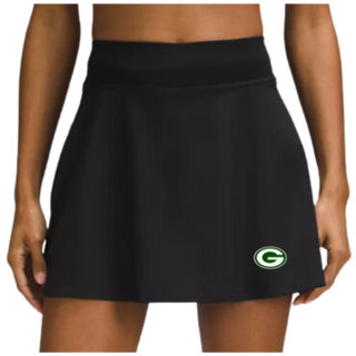WOMEN'S  Lightweight High-Rise Tennis Skirt - BLACK